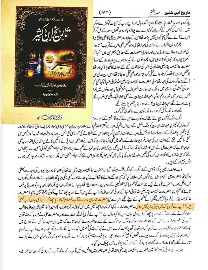 حضرت عائشہ کہتی تھیں وہ عمار بن یاسر رض کی ماں نہیں۔