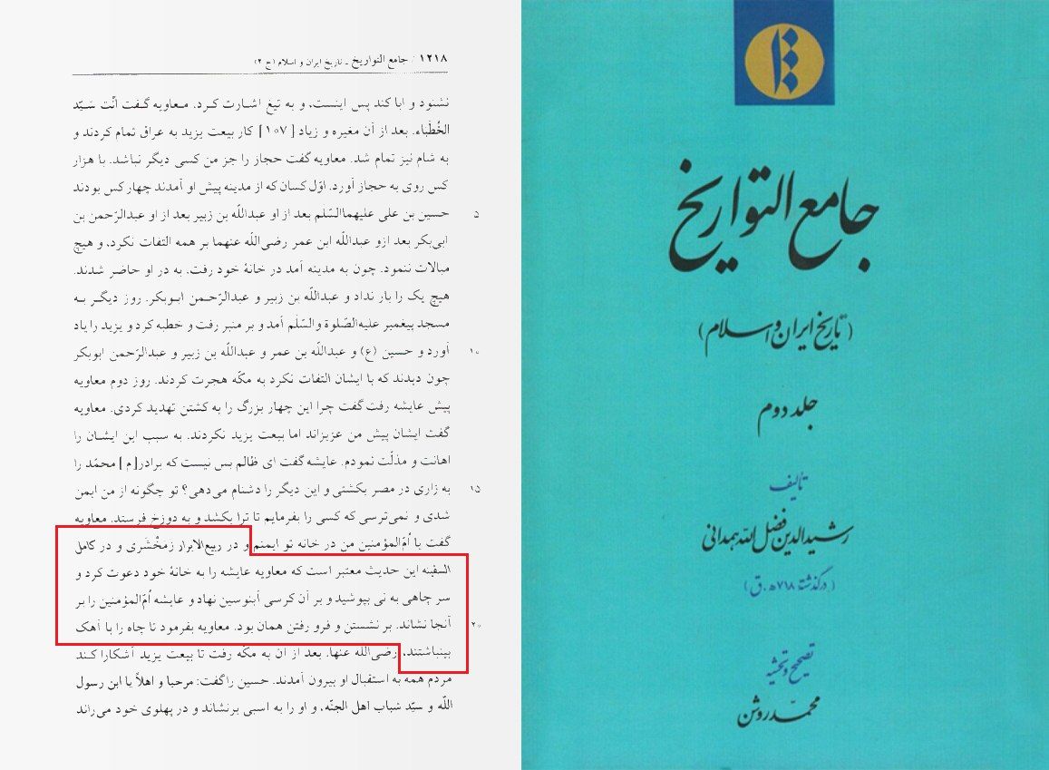 ام المومنین جناب عائشہ بنت ابی بکر کو کس نے مارا