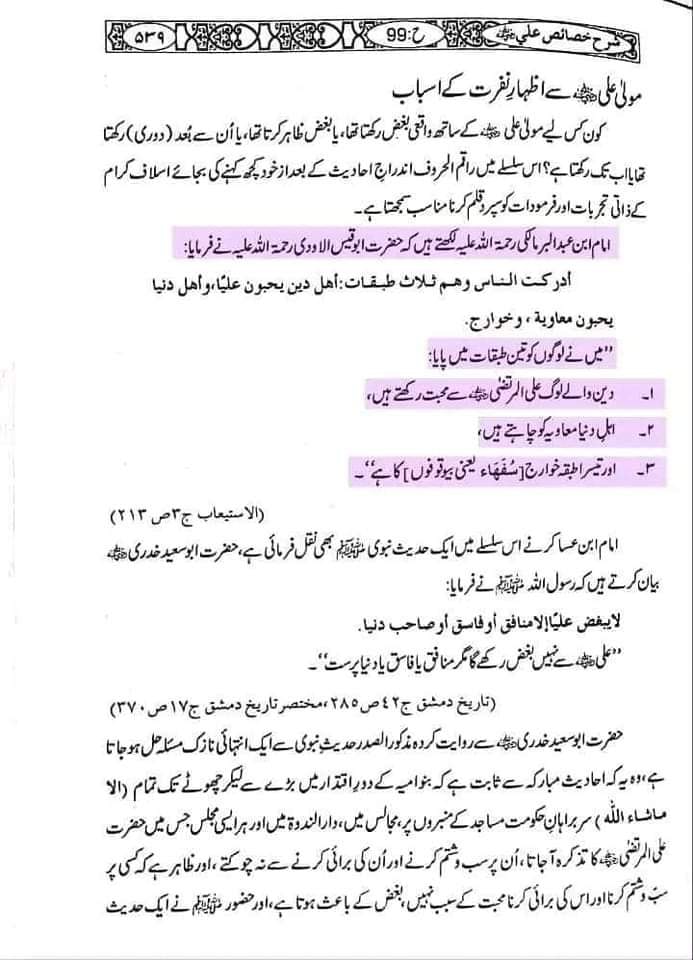 معاویہ سے کون لوگ محبت کرتے ہیں ؟