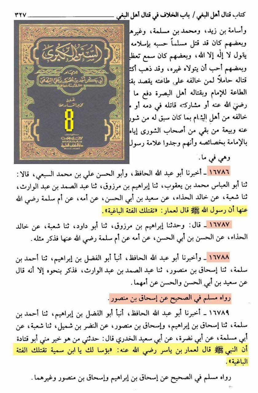 تقتله الفئة الباغية