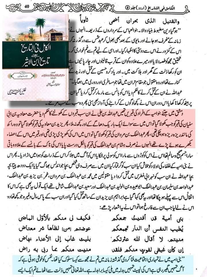 جب معاویہ کی قبر کھودی گئی
