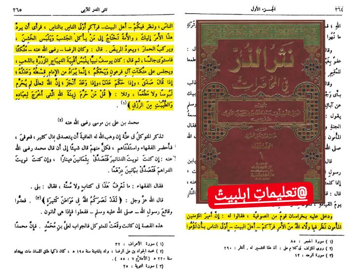 جب صوفیاء نے امام رضا علیہ السلام پر دنیاوی نعمتوں کے استعمال کا اعتراض کیا