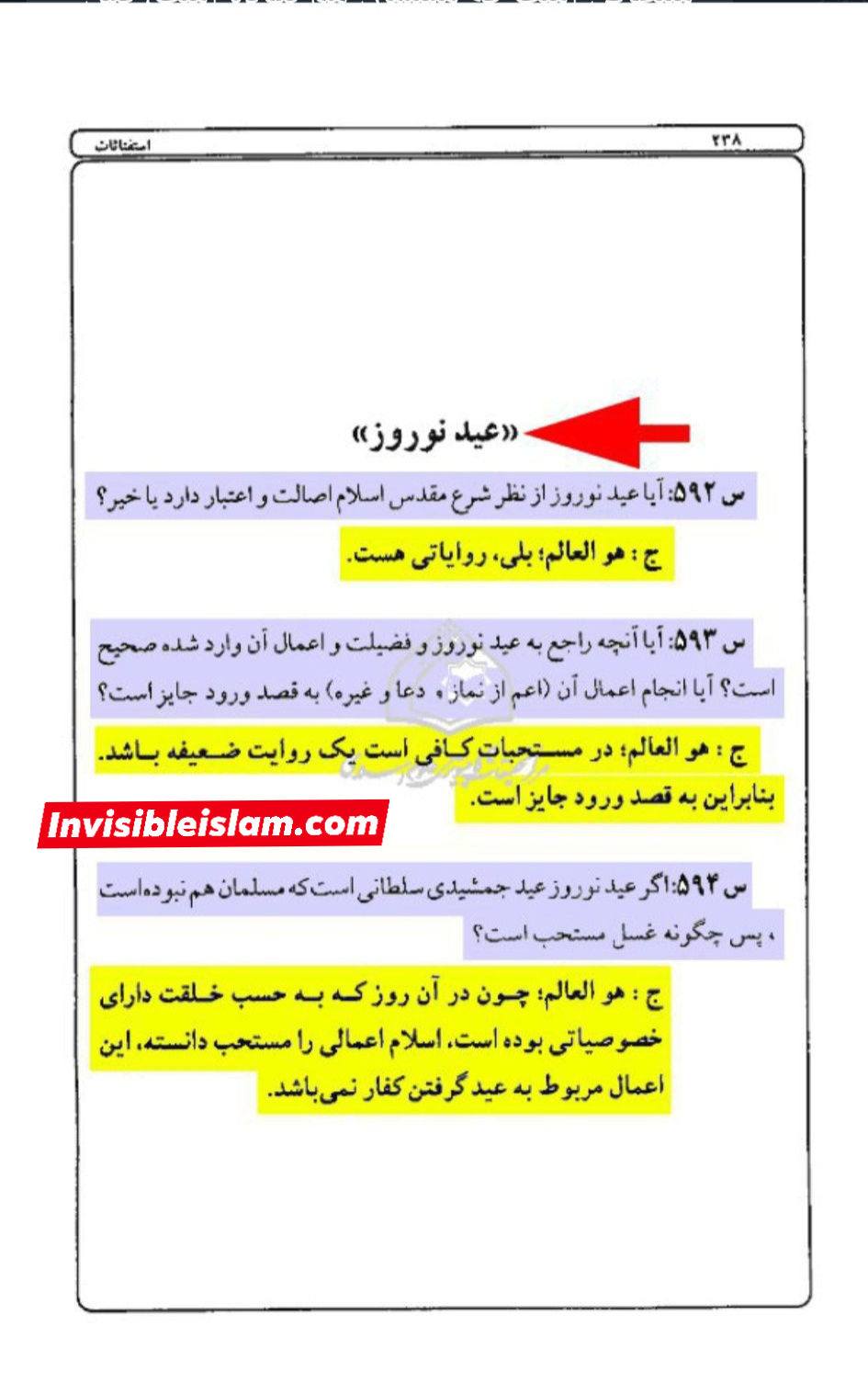 آیت اللہ صادق روحانی کا نظریہ