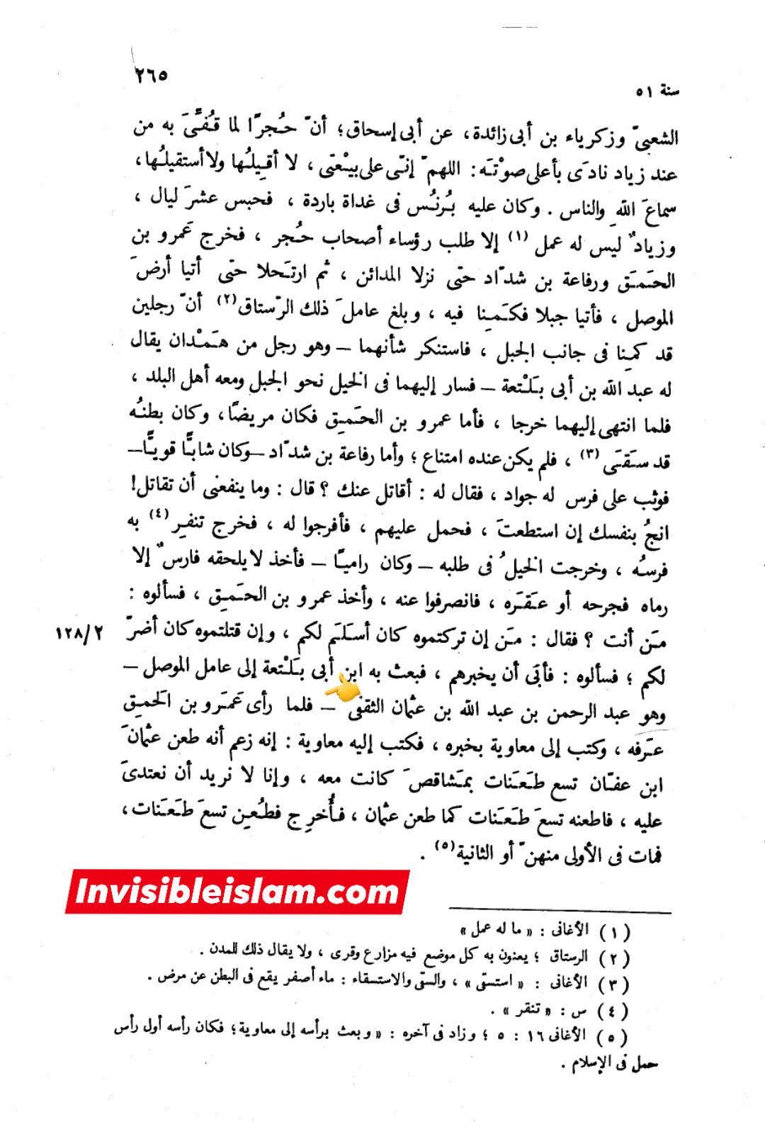 صحابی عمرو اور قاتلین عثمان
