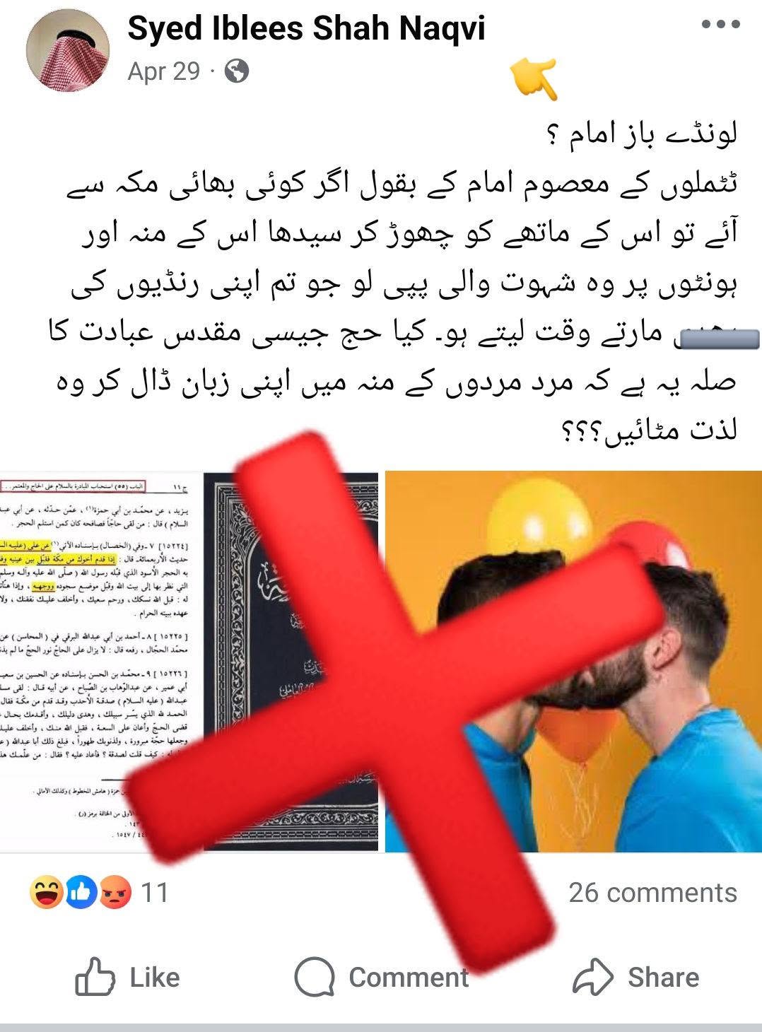 ناسبی کا ایک روایت کو لے کر آئمہ ع اہل بیت ع پر طعن