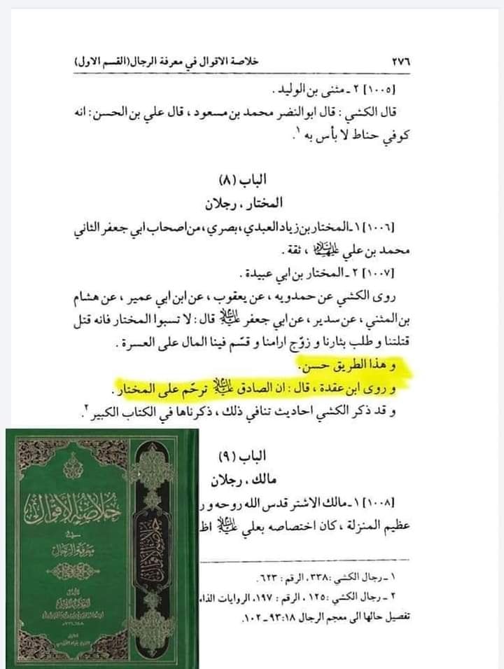 حضرت مختار ثقفیؓ اہل بیت ع کی نگاہ میں