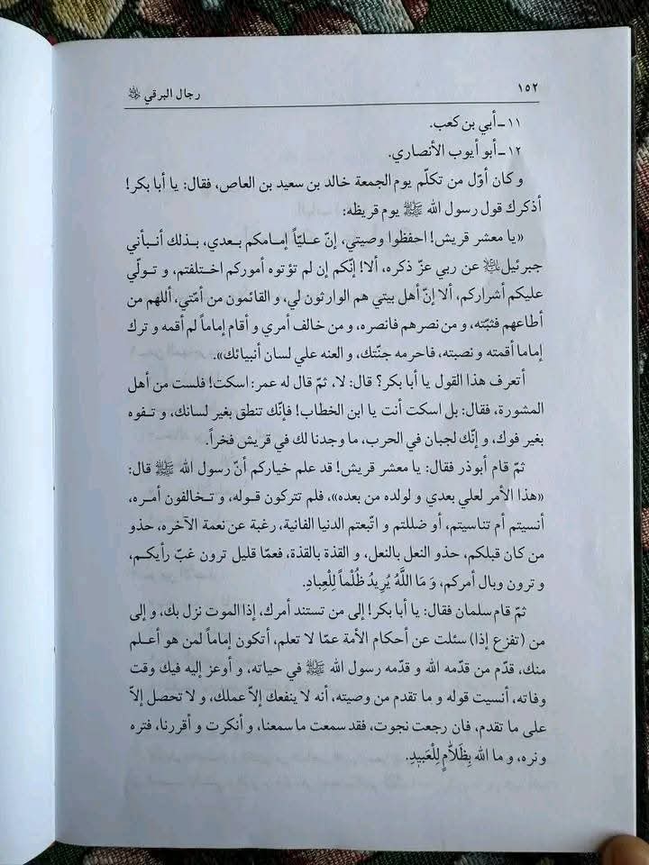 وہ کبار صحابہ جنہوں نے ابوبکر کی مخالفت کی تھی جب وہ زبردستی کے خلیفہ بن گئے