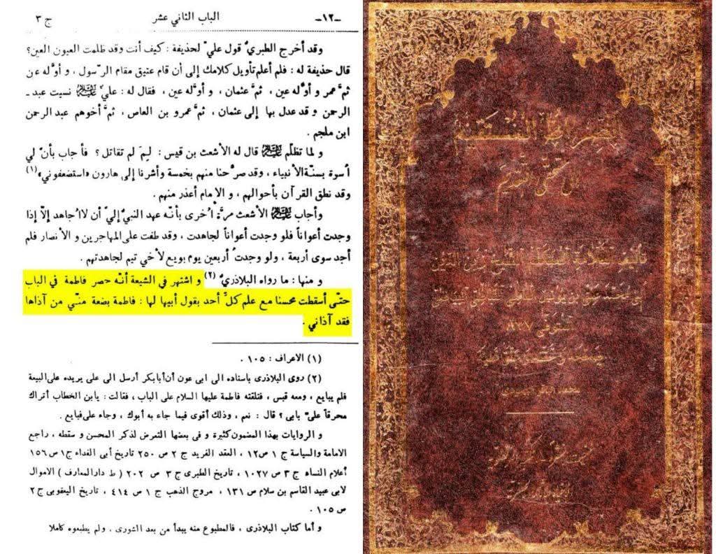روایاتِ شہادتِ سیدہ زھراء ع اور شہادت محسن ع متواتر ہیں Post-1/2