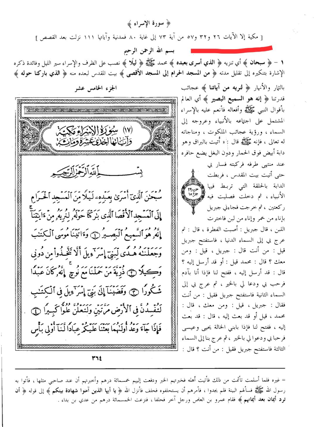 سورۂ اسراء کی آیت 26 کے ذیل میں اعتراض کا جواب