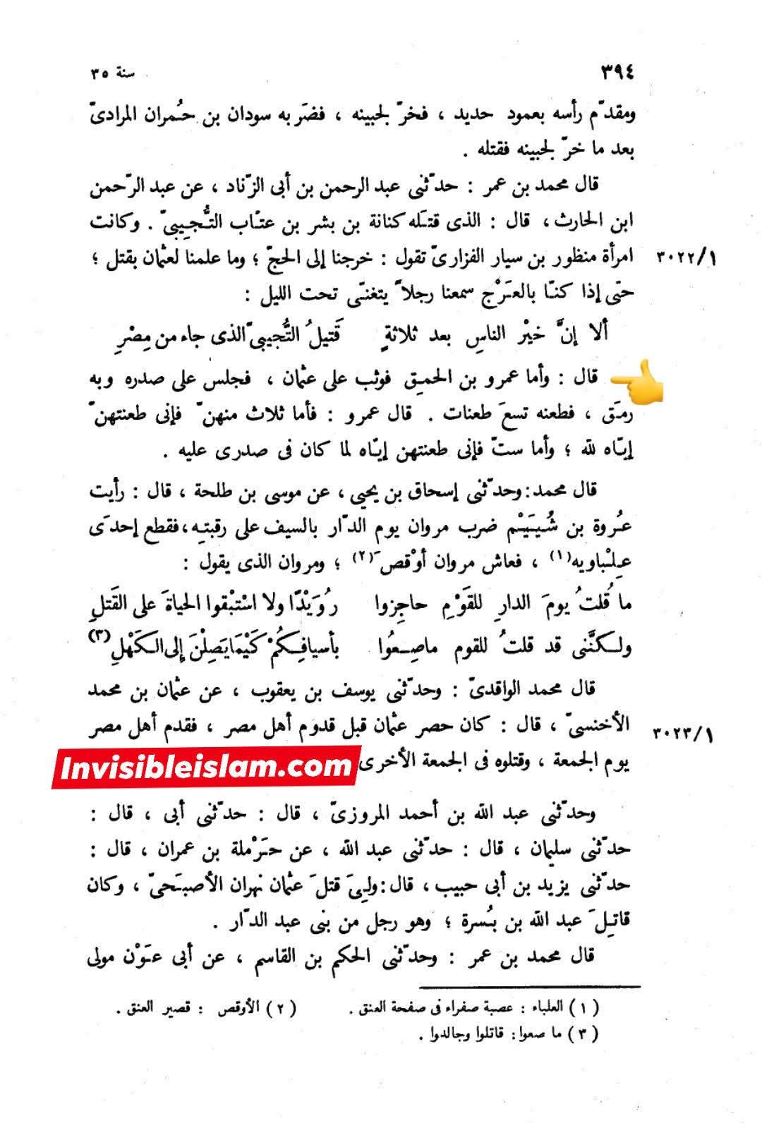 صحابی عمرو اور قاتلین عثمان