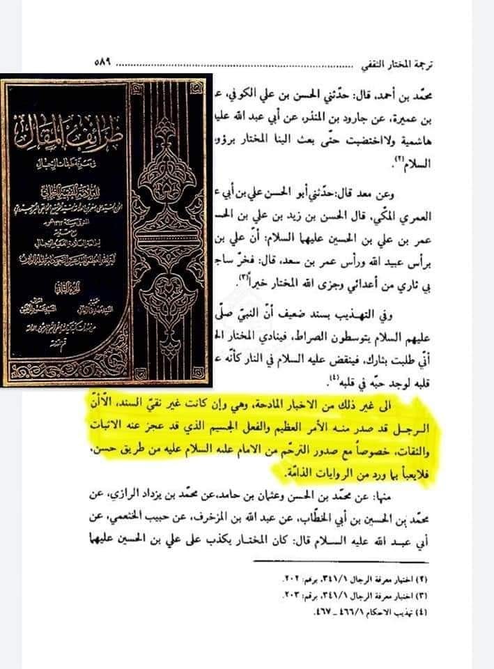 حضرت مختار ثقفی رض ، علماء و محققین کی نگاہ میں