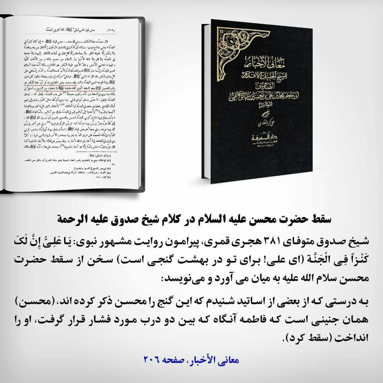 روایاتِ شہادتِ سیدہ زھراء ع اور شہادت محسن ع متواتر ہیں Post-1/2