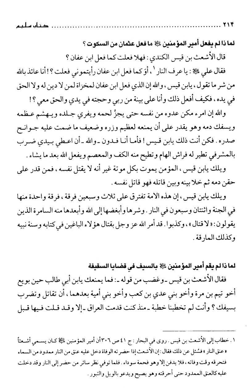 تلوار اٹھا کر قیام کیوں نہیں کیا ؟ (شیعہ کتب)