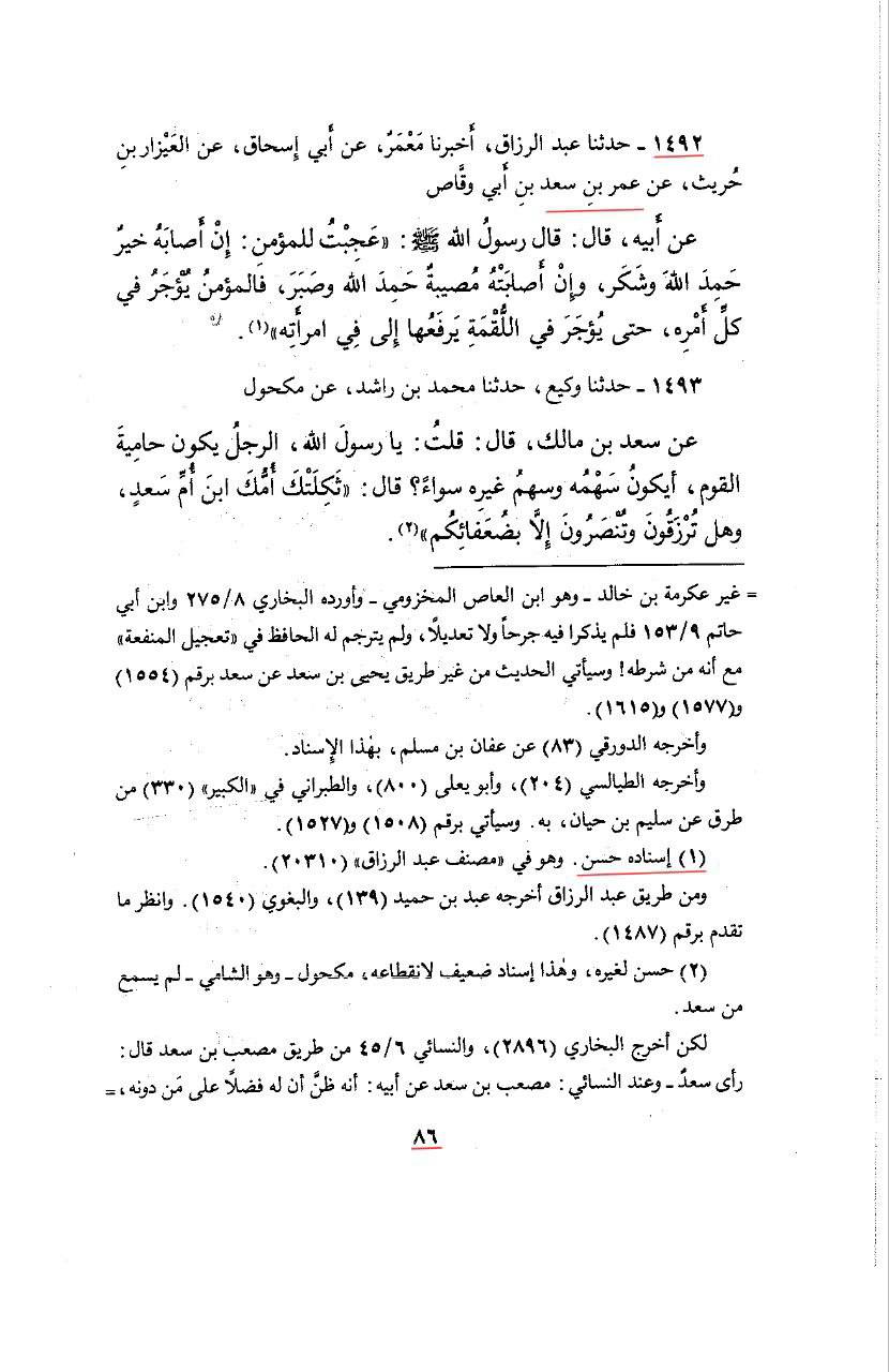 عمری ثقہ تابعی عمر بن سعد - قاتل امام حسین ع