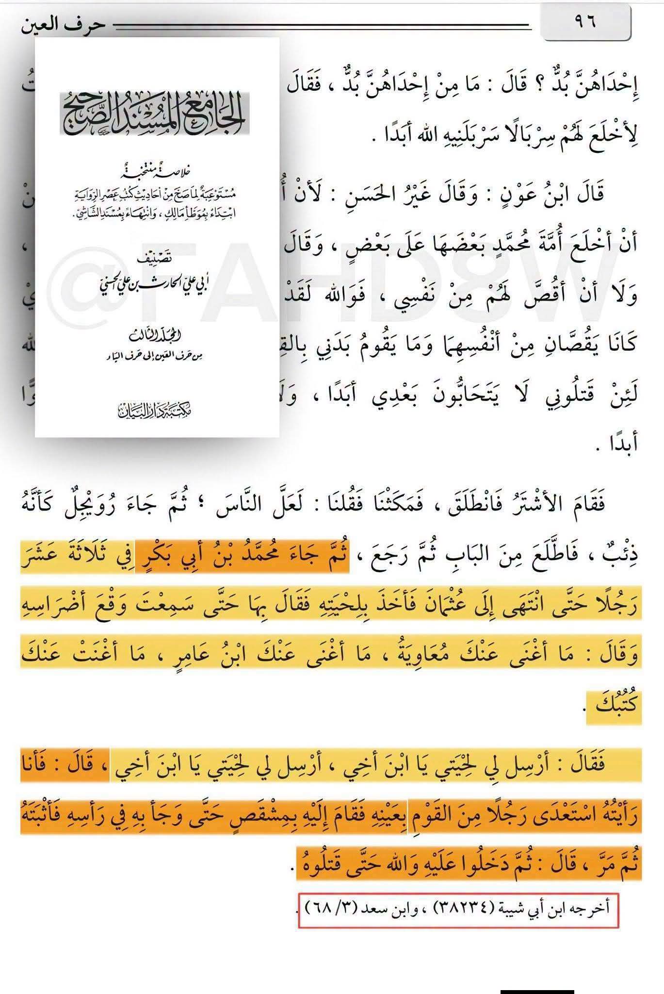قتل عثمان اور محمد بن ابی بکر