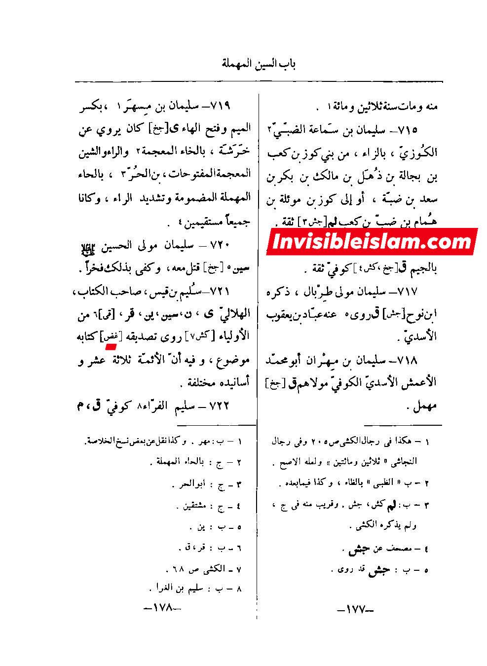 ابان کے بغیر سلیم سے روایات اور رجال ابن الغضائری کے وضع (جھوٹ) کے دعویٰ  اور "کیا ائمہ کی تعداد  تیرہ ہے ؟" کے بارے میں