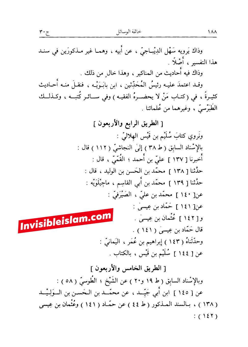 کتاب سلیم بن قیس کے طرق اور اسناد