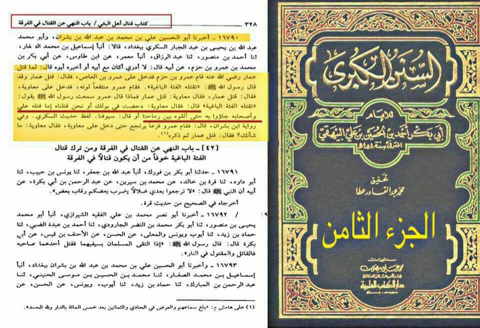 قاتل حضرت عمار بن یاسر صحابی ابو الغادیہ جہنمی