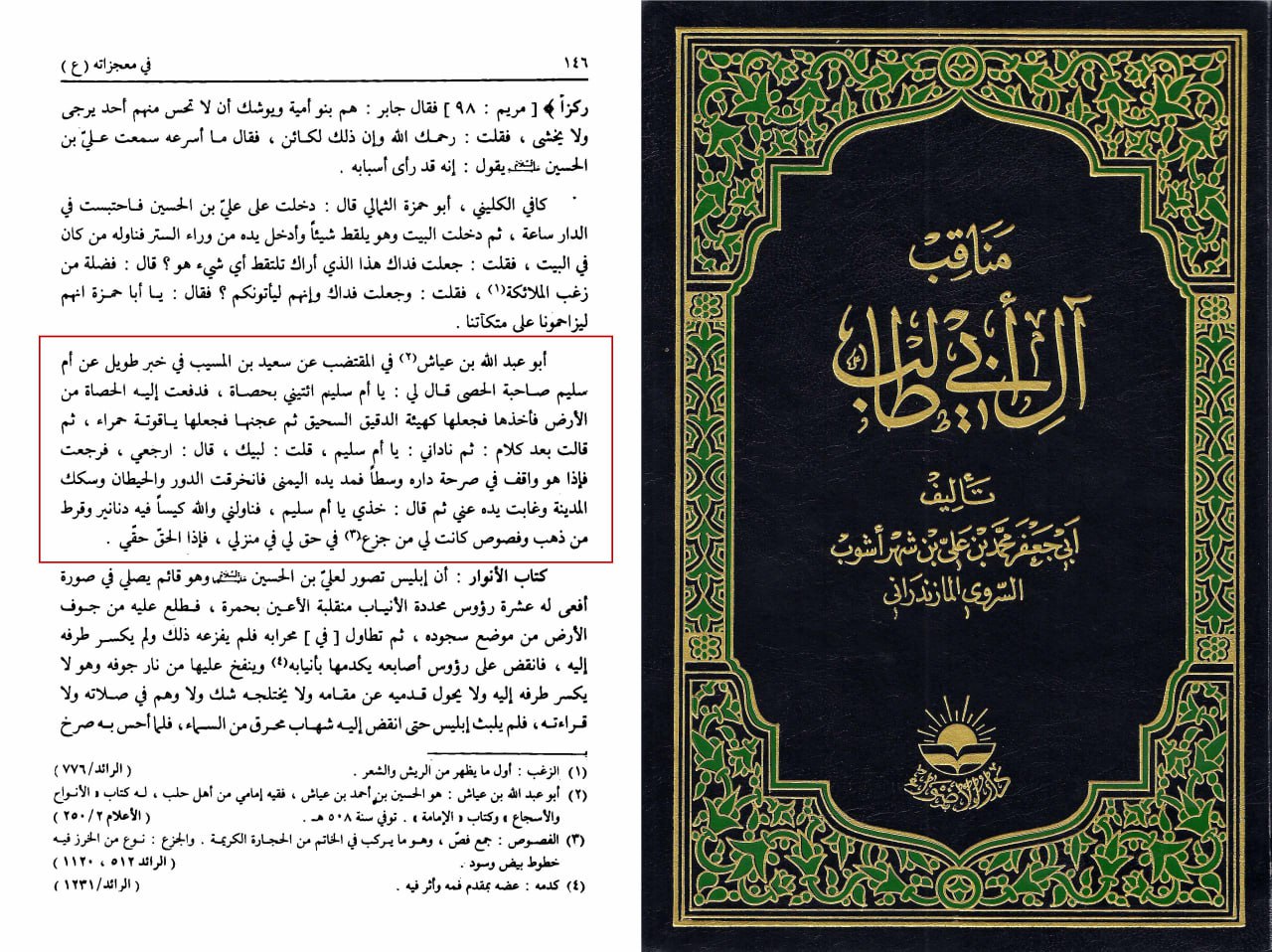 امام سجاد ع کے معجزات