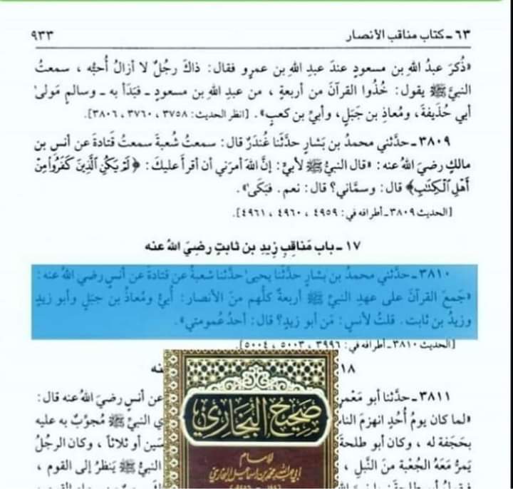 سب سے پہلے قرآن کس نے جمع کیا ؟