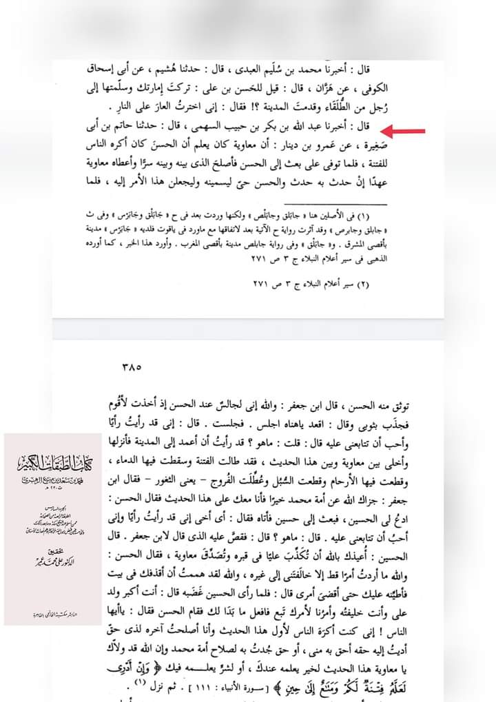 کیا امام حسن کا صلح کرنا اچھے تعلقات کی دلیل ہے ؟ (کتب اہل سنت)