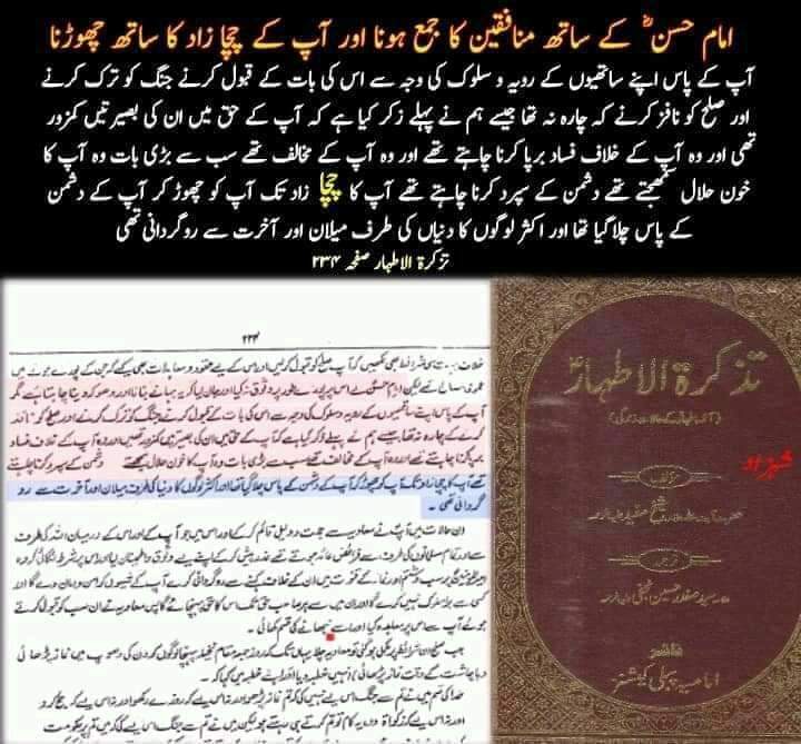 مولا حسنؑ سے متعلق ناصبیوں کے الزامات کے جوابات