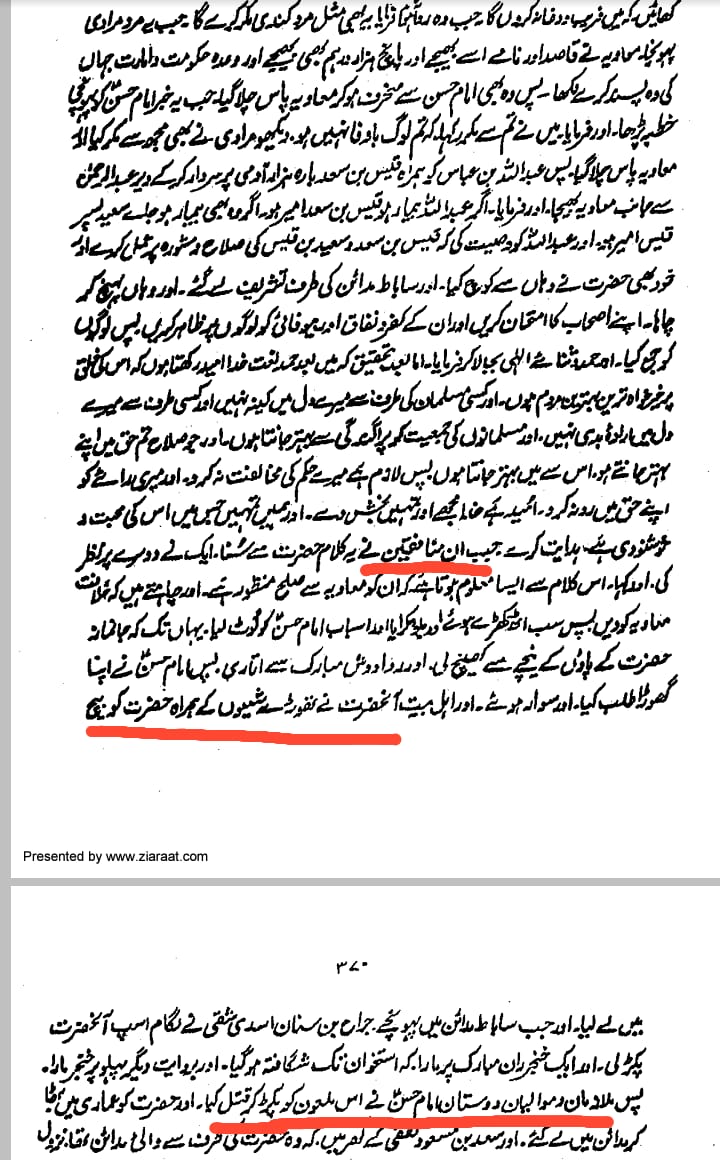 مولا حسنؑ سے متعلق ناصبیوں کے الزامات کے جوابات