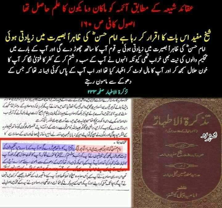 مولا حسنؑ سے متعلق ناصبیوں کے الزامات کے جوابات