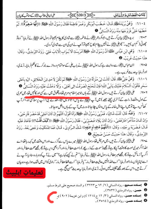 عقیدہ تفضیلِ امیر المومنین علی ابن ابی طالب ع