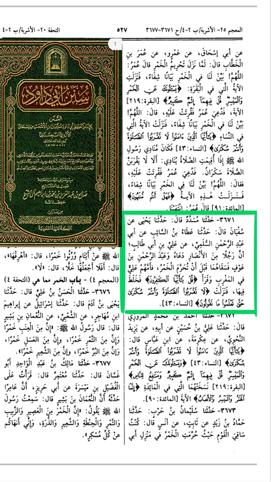 کیا حضرت علیؑ نے نشئے کی حالت میں نماز پڑھائی