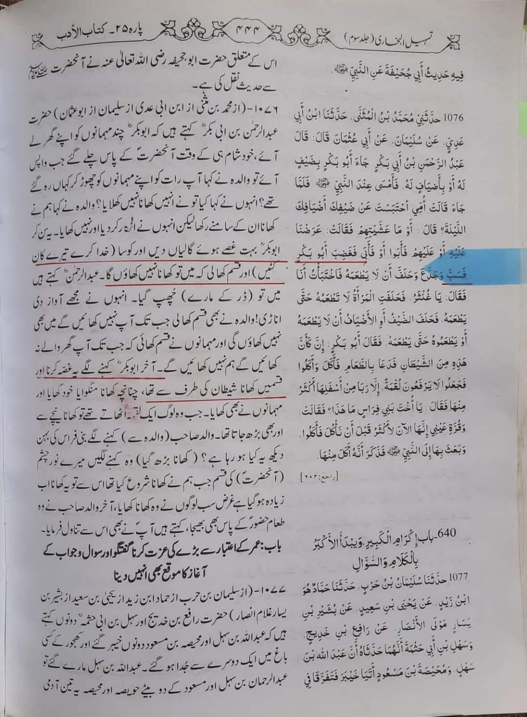 اہل سنت کے پہلے دو خلفاء کا اپنی بیویوں کے ساتھ سلوک