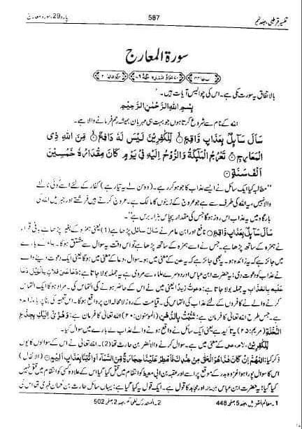 روز غدیر ولایت علی کے انکار پر عذاب نازل ہوا (اسکین پیجز)