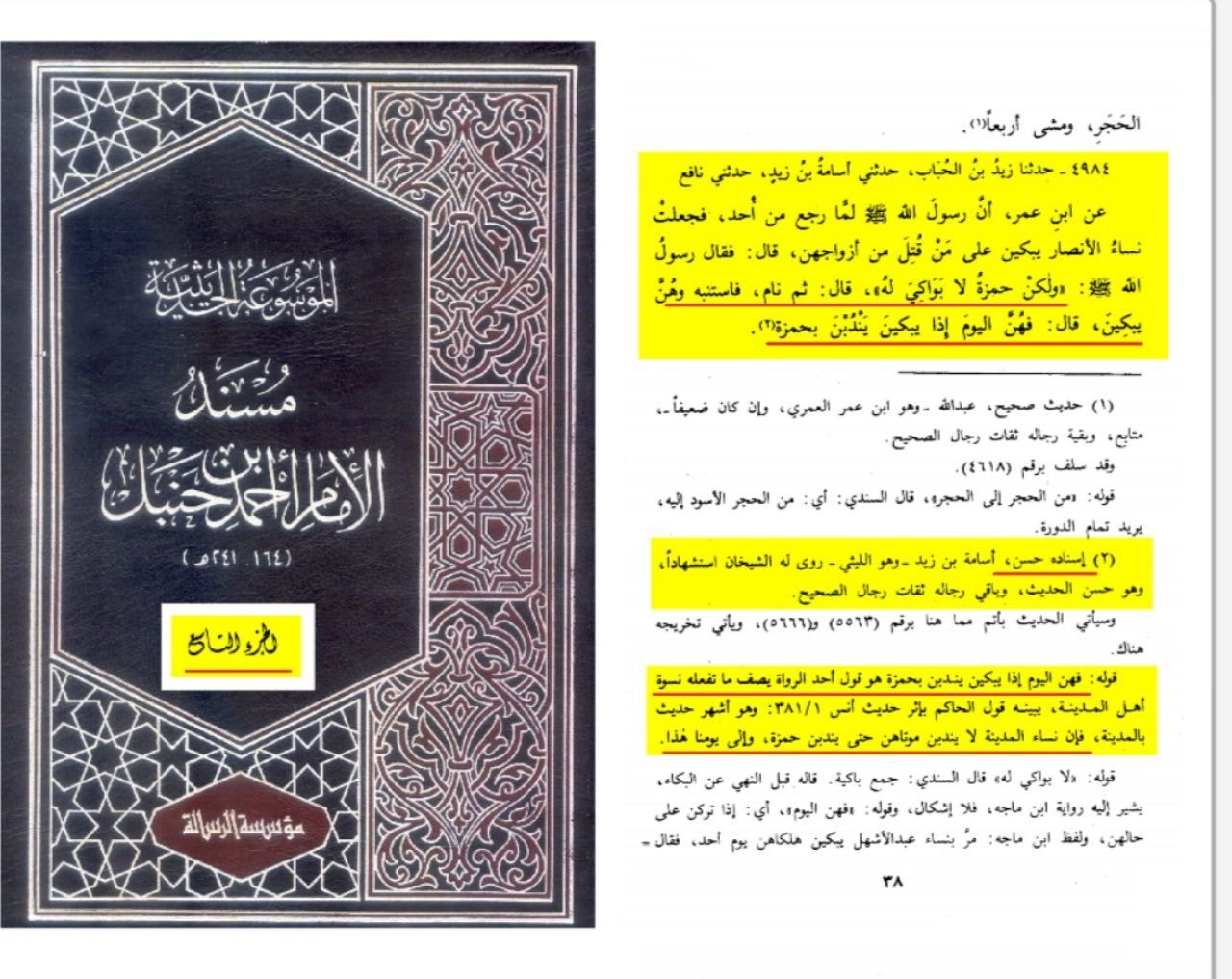 حضرت حمزہ رض کی شہادت پر رسول اللّه ص کا عزاداری کرنا اور کروانا