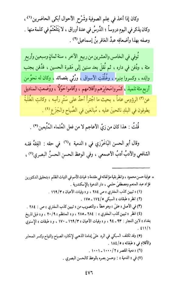 اہل سنت آئمہ کا ماتم