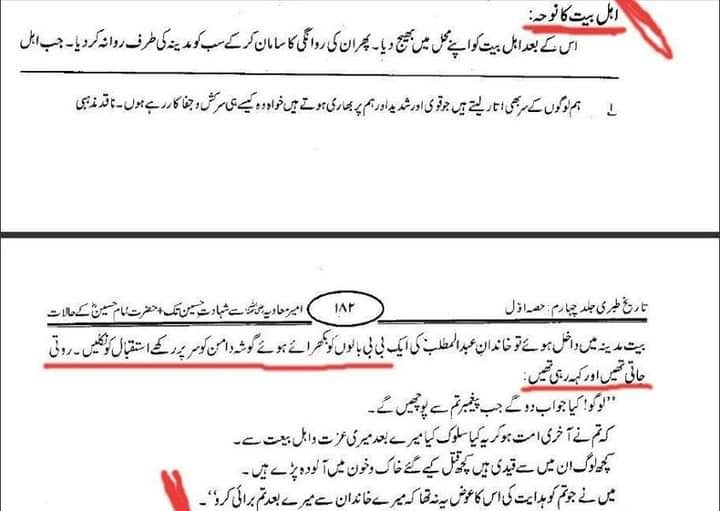 کربلا میں جناب سیدہ زینب (ع) کا اپنا چہرہ پیٹنا