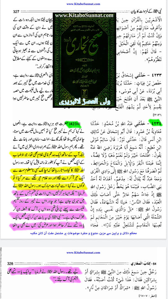 صحابی مدھم کا جہنمی ہونا