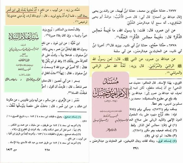 لسـان رسـول الله ص سـے لعنت