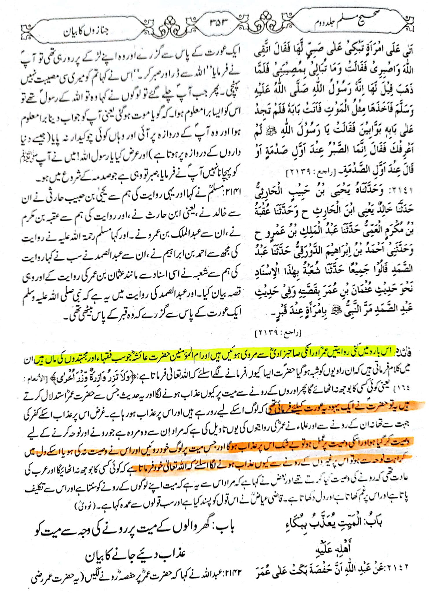 حضرت عمر کا حضرت ابوبکر کی بہن ام فروہ کو حضرت ابوبکر کی میت پردرے مارنا