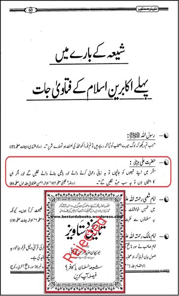 کیا مولا علی ع نے اپنے اصحاب کو مرتد کہا؟ [نعوذباللہ]