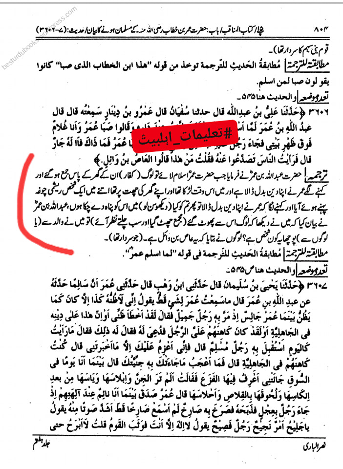 حضرت عمر اسلام لانے کے بعد قتل کے ڈر سے گھر میں چھپ کر بیٹھ گئے