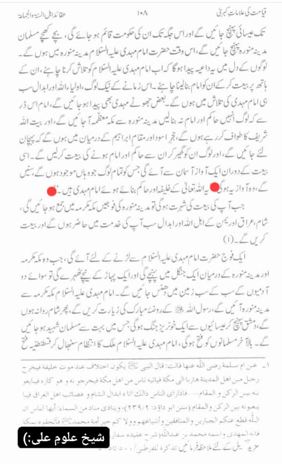 خليفة الله المهدي (ع) [یعنی الله کے خلیفہ، مھدی]