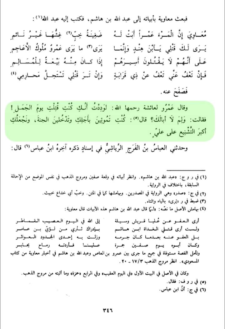 ام المومنین ع نے صحابی پر لعنت کی