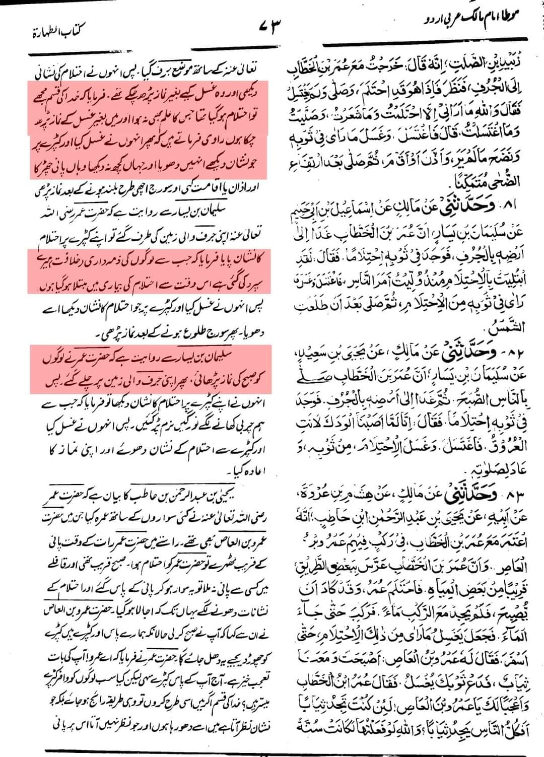 اس امت کے محدث حضرت عمر کا حالتِ جنابت میں نماز پڑھانا