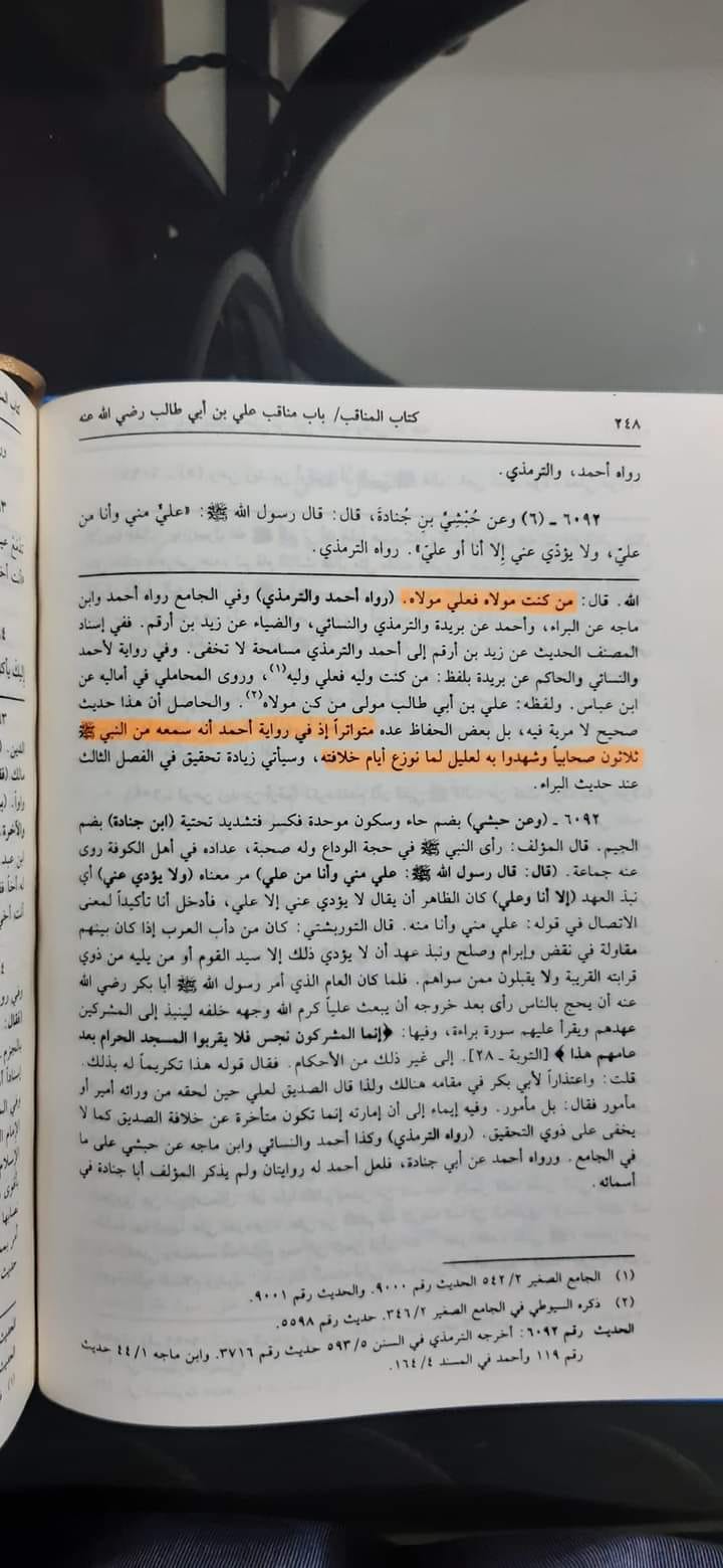 حدیث غدیر کے حوالہ جات کتب اہل سنت سے جنہوں نے اس حدیث کو صحیح کہا
