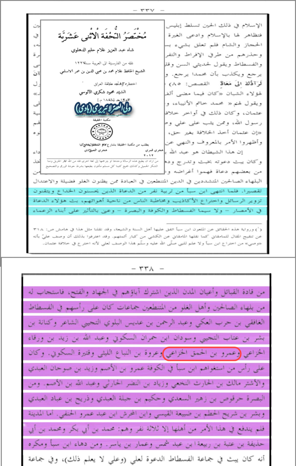 حضرت عمرو بن حمقؓ