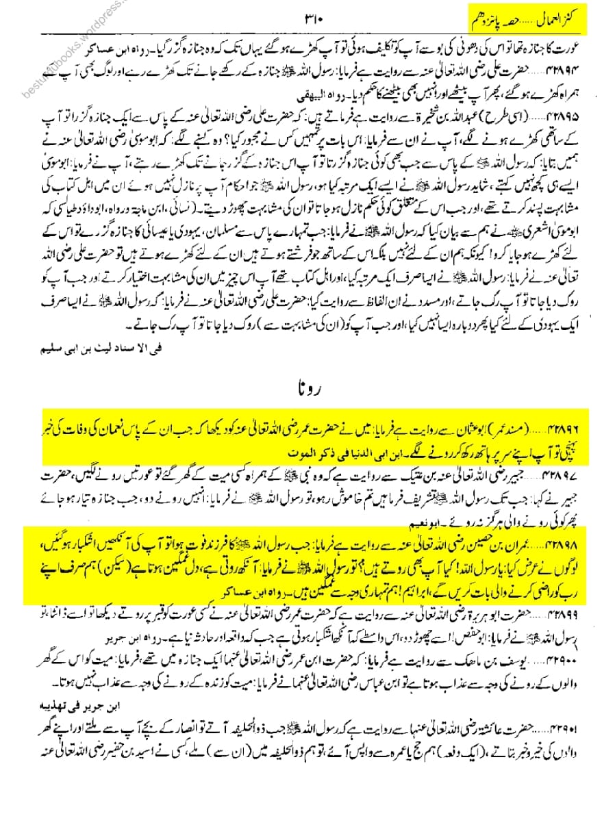 کتب اہل سنت سے دیگر حوالہ جات