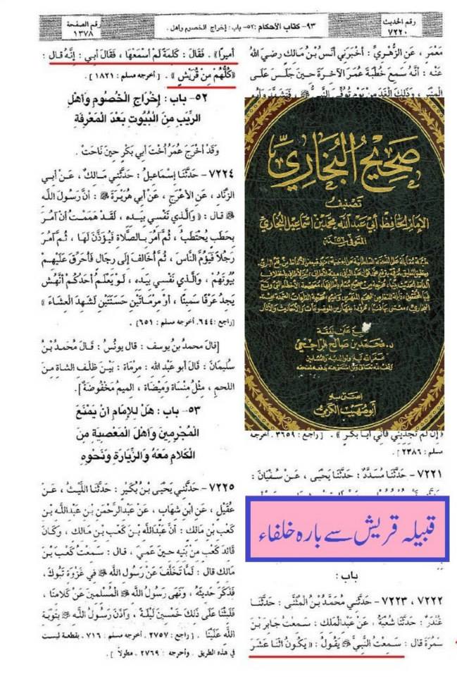 رسول اللہﷺ کے خلفاء کا معیار اور تعداد