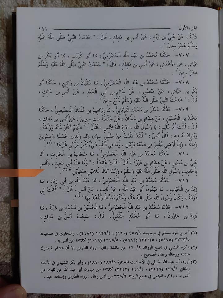 جناب عائشہ بنت ابی بکر کے مطابق انس بن مالک اور ابی سعید الخدری دونوں کو رسول اللہ ﷺ کی احادیث کا علم نہیں تھا