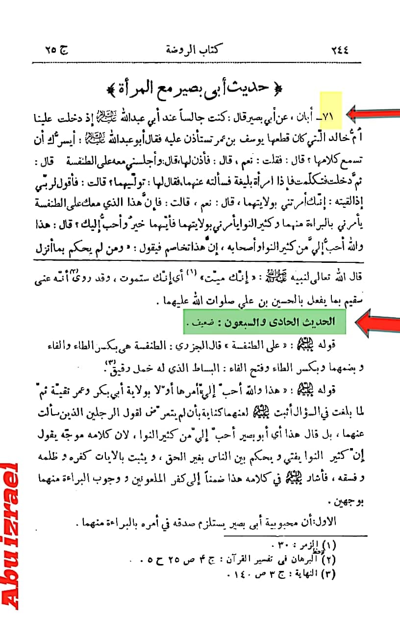 کــــیا امــــام صــــادق علـــیه الســـلام نـــے ابـــوبکـــر و عمــــر ســـے محبـــت کـــرنے کـــا حکـــم صـــادر فــــرمـــایـــا