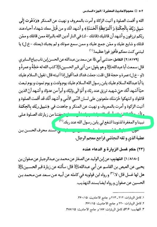 اے ابن رسول آپ  خدا سے ہماری سفارش کریں۔